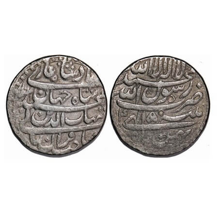 Shah Jahan I, Silver Rupee, 11.35g, Patna Mint, Ilahi type, Month 'Bahman', AH 1041, Year 