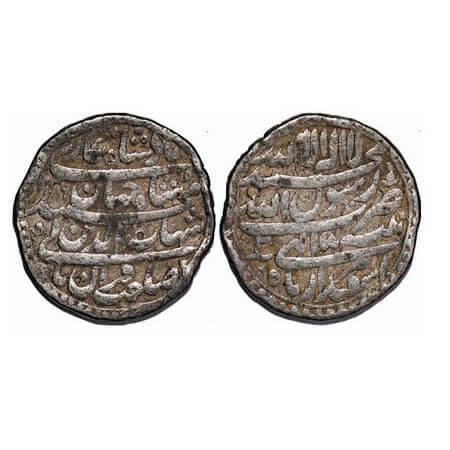 Shah Jahan I, Silver Rupee, 11.22g, Patna Mint, Ilahi type, Month 'Isfandarmuz', AH 1039, 