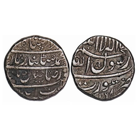 Murad Bakhsh (AH 1068, 1658 AD), Silver Rupee, 11.08g, Surat Mint, the Second Sikandar cou