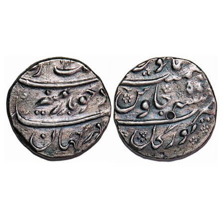 Aurangzeb, Silver Rupee, 11.34g, Toragal Mint, AH 111(0)/50 RY. KM 300.88. Very Fine+, Rar