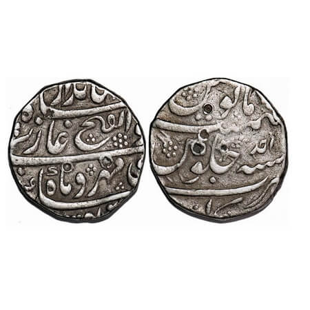 Jahandar Shah, Silver Rupee, 11.32g, Torgal Mint, Abul Fateh Type, AH (112)4/ Ahad (1) RY.