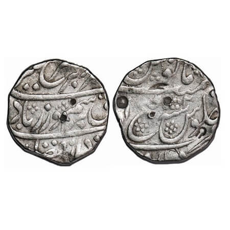 Farrukhsiyar, Silver Rupee, 11.52g, Fathabad Darur Mint, 2 RY. KM 377.26. About Very Fine,