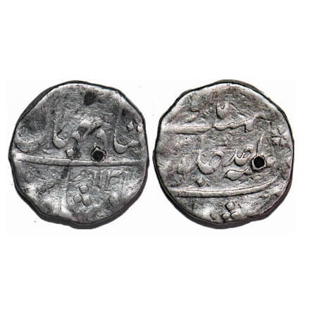 Shah Jahan II, Silver Rupee, 11.54g, Murshidabad Mint, AH 1131/Ahad (1) RY. KM 415.21. Fin