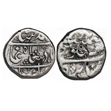 Ahmad Shah Bahadur, Silver Rupee, 10.90g, Dera Mint, AH 1163. KM 446.8. About Very Fine, V