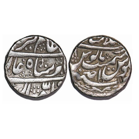 Alamgir II, Silver Rupee, 11.26g, Dar ul Khilafat Shahjahanabad Mint, Ahad (1) RY. KM 457.