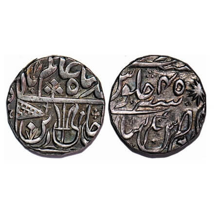 Maratha Confederacy, Silver Rupee, 11.00g, Sagar, Ravish Nagar Sagar Mint, INO Shah Alam I
