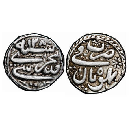 Bhopal, Silver Rupee, 10.85g, Sikandar Jahan Begum (AH 1261-1285 / 1844-1868 AD), Bhopal M