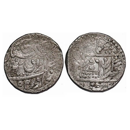 Bikanir, Silver Rupee, 11.40g, Dungar Singh (AH 1289-1305 / 1872-1887 AD), VS 1916/1859 AD