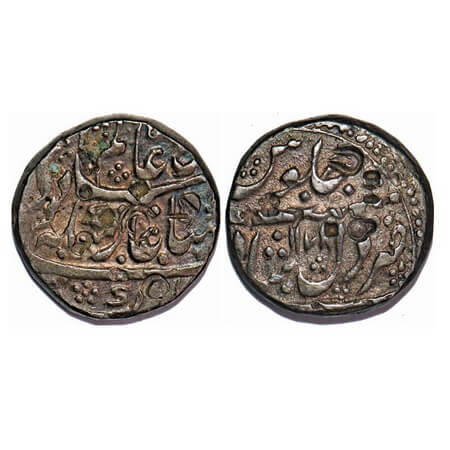 Hyderabad Feudatories - Narayanpett, Silver Rupee, 11.46g, Dilshadabad Mint, AH 1178 on re