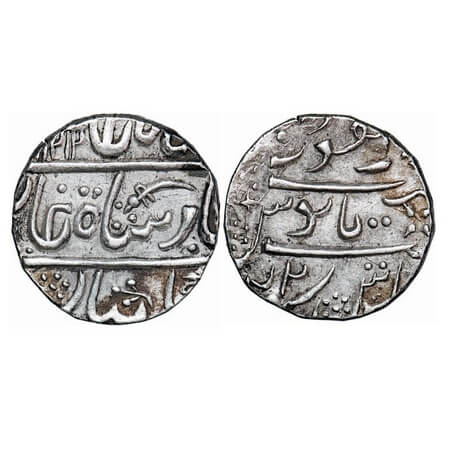 Jodhpur, Silver Rupee, 11.32g, INO Shah Alam II (AH 1173-1221/1759-1806 AD), Dar ul Mansur