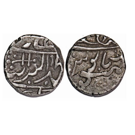 Jodhpur, Silver Rypee, 11.31g, Uncertain, struck by Thakurs of Budsu ? During the reign of