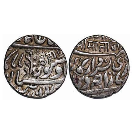 Jodhpur, Silver ¼ Rupee, 2.82g, Sardar Singh (1895-1911 AD), INO Queen Victoria, Jodhpur M
