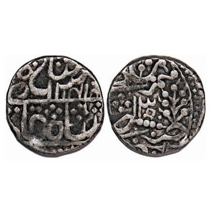 Karauli, Silver Rupee, 11.01g, British Protectorate Issue, Sawai Jaipur Mint, 13RY, INO Ba