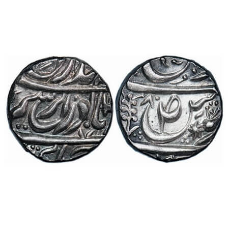 Nabha, Cis-Sutlej, Silver Rupee, 11.08g, Jaswant Singh (VS 1840-1897/1783-1840 AD), INO Ah