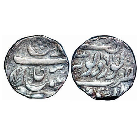 Nabha, Cis-Sutlej, Silver Rupee, 11.01g, Bharpur Singh (VS 1903-1920/1846-1863 AD), VS 192