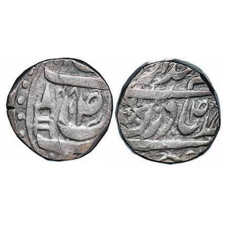 Patiala, Silver Rupee, 10.99g, Mahindar Singh (VS 1919-1933/1862-1876 AD), (Sahrind Mint),