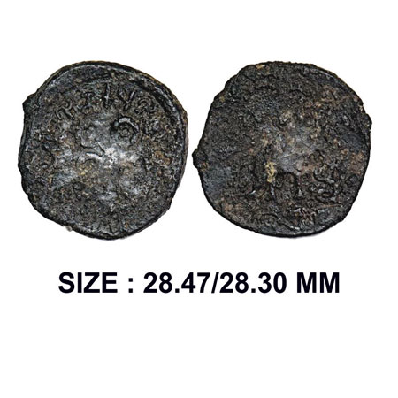 Satavahanas, Siri Satakani (c.100-50 BC), Unpublished Western Maharashtra type, Lead Unit,