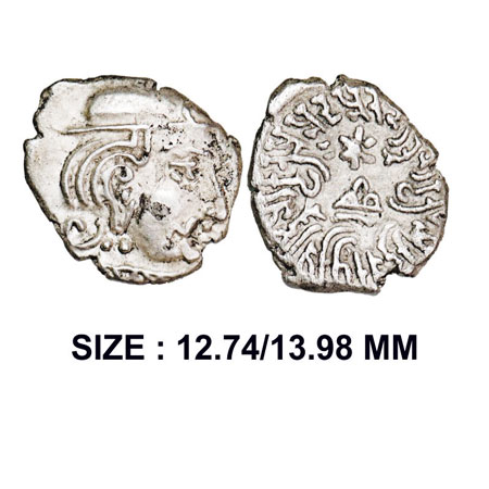 Western Kshatrapas, Kardamaka Dynasty, Damasena Son Of Rudrasimha I, (222-238 AD), Inscrib