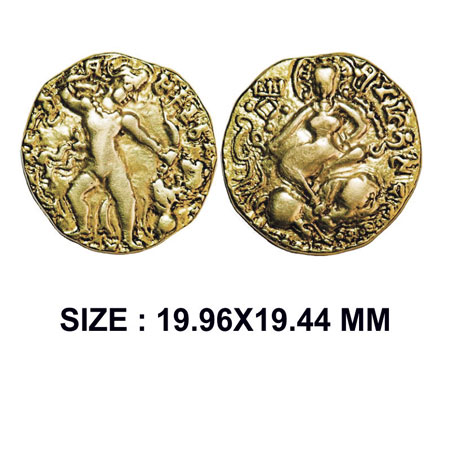 Guptas, Kumaragupta I (c. 414-455 AD), Gold Dinar, 8.10g, ‘Lion-slayer’ type, Obv: King sl