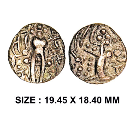 Kashmir Kidarite, very low Base Gold Dinar, 7.70g, in the name of Pratapaditya (500-600 AD