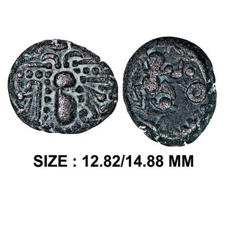 Paramaras of Malwa (c. 1200 AD), Anonymous Issue, Gadhaiya Paisa, Billon Drachma, 4.25g, O