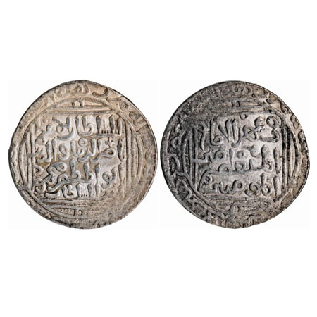 Delhi Sultanate, Silver Tanka, 10.98g, Nasir Al Din Mahmud (AH 644-664 / 1246-1266 AD), Fi