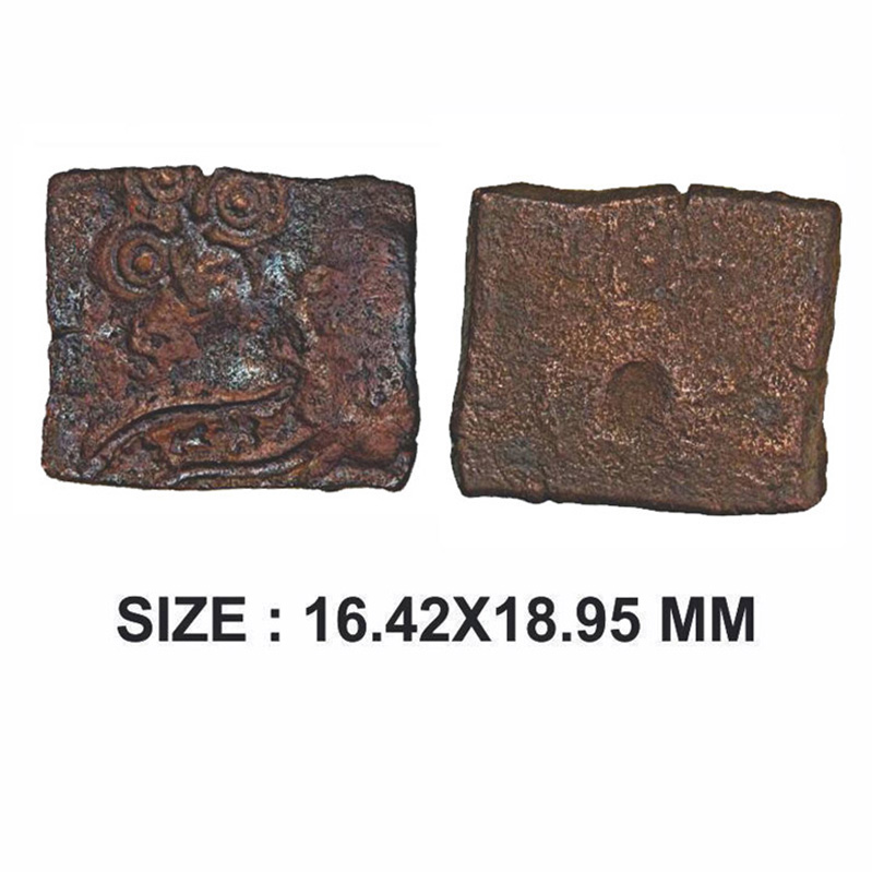 Post Mauryan, Punch Marked, Eran-Vidisha Region,Uninscribad Type Copper Karshapana. 3.83g,