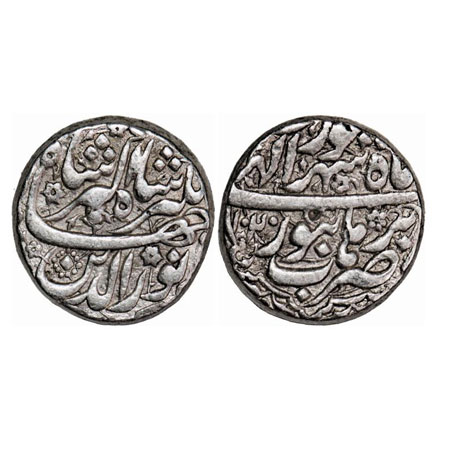 Jahangir, Silver Rupee, 11.31g, Burhanpur Mint, AH 1020, Month 'Shahrewar', The Obv legend