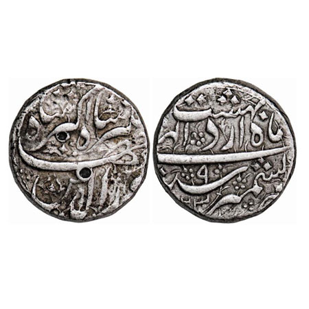 Jahangir, Silver Rupee, 11.33g, Kashmir Mint, AH (10)23/9 RY, Month 'Ardibihisht'. KM 145.