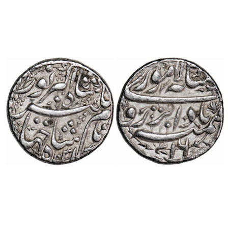 Jahangir, Silver Rupee, 11.32g, Lahore Mint, AH 1031/16 RY, “Bada Bar Hamisha” couplet. KM