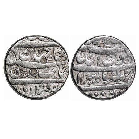 Shah Jahan I, Silver Rupee, 11.28g, (Zafar)nagar Mint, AH (104)6 (error date looks 0006), 
