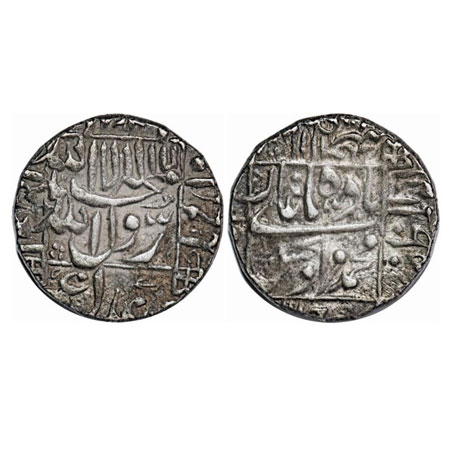 Murad Bakhsh, Silver Rupee, 11.40g, Ahmadabad Mint (Hardly seen), AH (106)8/Ahd (1) RY. KM