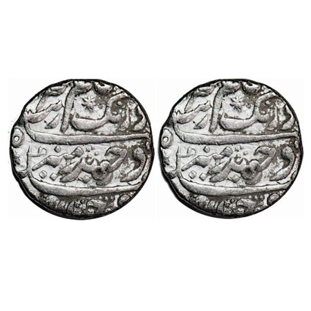 Aurangzeb, Silver Rupee, 11.37g, Golkunda Mint, 28 RY. KM 300.28. Very Fine, Scarce.
