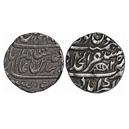 Shah Alam II, Silver Rupee, 11.13g, Muhammad Beg Hamadani issues, Mustaqir ul Khilafat Akb
