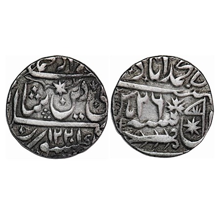 Awadh, Silver Rupee, 11.03g, Sadat Ali Khan II (AH 1212-1229/1798-1814 AD), Muhammadabad B
