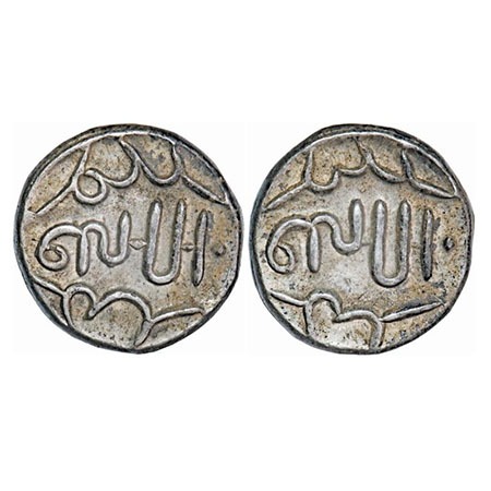 Banswara, Silver Rupee, 8.06g, Lakshman Singh (1862-1925AD), script reads as Shahr Bansahp