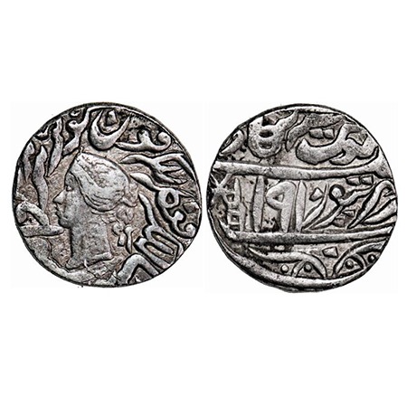 Bharatpur, Silver Rupee, 11.07, Jaswant Singh (AH 1269-1311 / 1853-1893 AD), Braj Indrapur