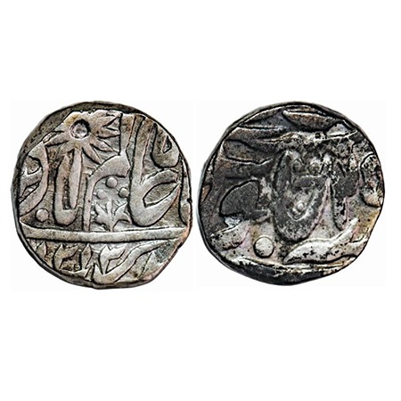 Chhatarpur, Silver Rupee, 10.83g, (Chhatarpur Mint), INO Shah Alam II, AH 1213/25 RY, Pata
