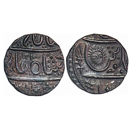 Indore, Silver Rupee, 11.14g, Ahalyabai (AH 1179-1210 / 1765-1795 AD), Malharnagar Mint, A