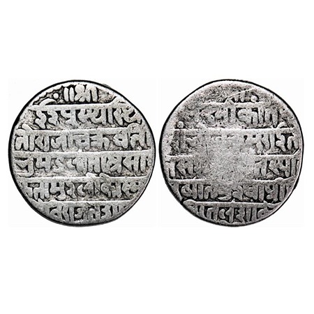 Indore, Silver Nazarana Rupee, 10.78g, Jaswant Rao (SE 1719-1734 / 1798-1811 AD), (SE 1728