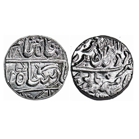 Jodhpur, Silver Rupee, 11.30g, Early issue, (Pali) dar ul mansur Jodhpur (pseudo), AH (12)
