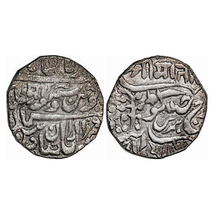Jodhpur, Silver Rupee, 11.34g, Jaswant Singh (1873-1895 AD), (Pali) Nagaur Mint, INO Queen