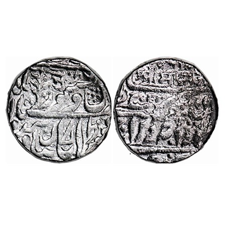Jodhpur, Silver Rupee, 11.15g, Jaswant Singh (1873-1895 AD), Jodhpur Mint, INO Queen Victo