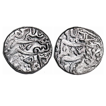 Karauli, Silver Rupee, 10.95g, struck during the reign of Bhanwar Pal, INO Queen Victoria,