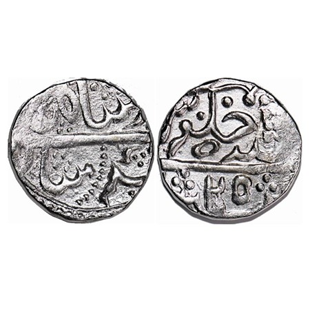 Kishangarh, Silver Rupee, 10.76g, Birad Singh (AH 1195-1202 / 1781-1788 AD), Kishangarh Mi