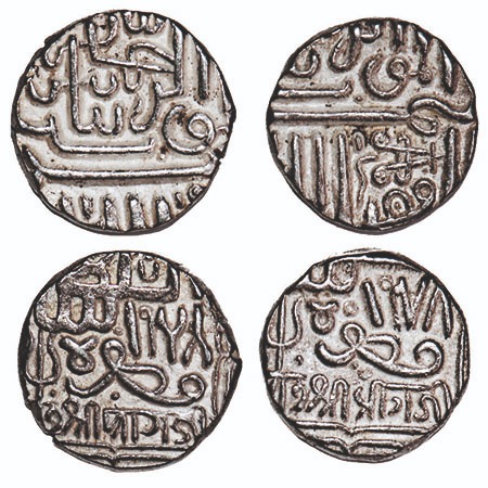Kutch, Silver Kori, (2 Coins), Pragmalji I (AH 1109-1127/1698-1715 AD), INO Muzaffar Shah 