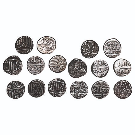 Kutch, ½ Kori (8 Coins), Bharamalji I, Bharmalji II, Pragmalji 1, Pragmalji II, Deshalji I
