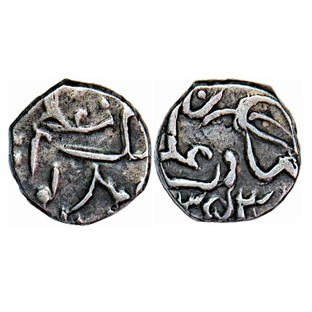 Tonk, Silver 1/8 Rupee, 1.27g, Muhammad Saadat Ali Khan (AH 1349-1368 / 1930-1949 AD), Ton