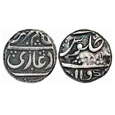 Hyderabad Feudatories - Gadwal, Silver Rupee, 11.06g, Local Rajas issue, INO Shah Alam II,
