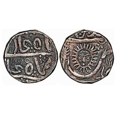 Indore, Silver Rupee, 11.25g, Ahalyabai (AH 1179-1210 / 1765-1795 AD), Malharnagar Mint, A
